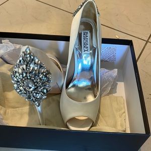 Brand new, never worn, Badgley Mischka, formal high heel